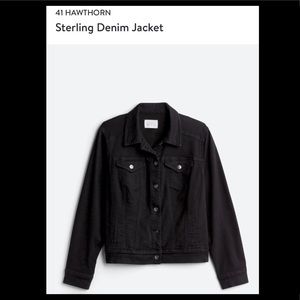 Market and Spruce Black Denim Jacket